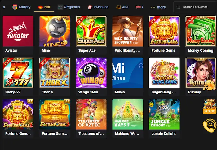 60Win Casino games